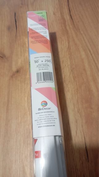 Persiana Veneciana Blanca 90x250cm