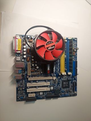 Placa Base Socket 775 ASRock + RAM + Disipador | P