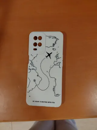 Funda Oppo A54 Mapa Mundo Avión