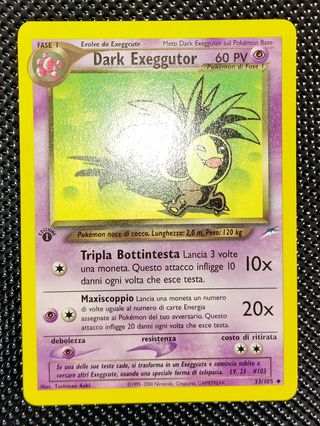 Pokémon - Dark Exeggutor 33/105 Neo Destiny ITA 1°