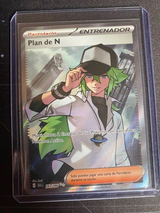 Carta Pokémon Entrenador Plan de N fulgor negro