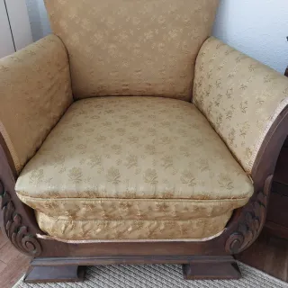 Butaca antigua de muelle