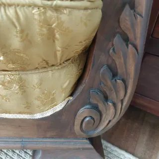 Butaca antigua de muelle