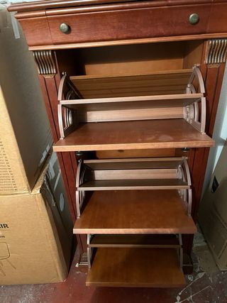 Mueble zapatero de madera