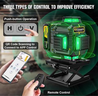 Nivel Láser GISAM 4D 16 Líneas + Maletín