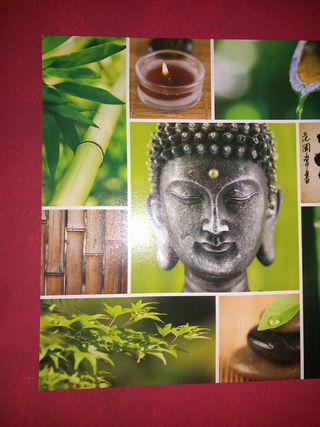 Cuadro Decorativo Buda Bambú Zen