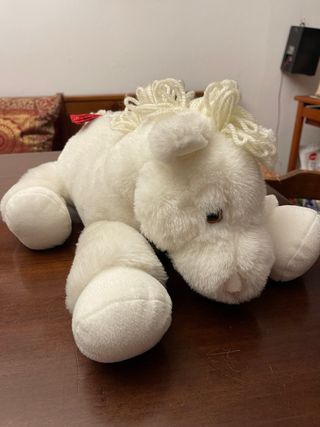 Cavallino morbido bianco