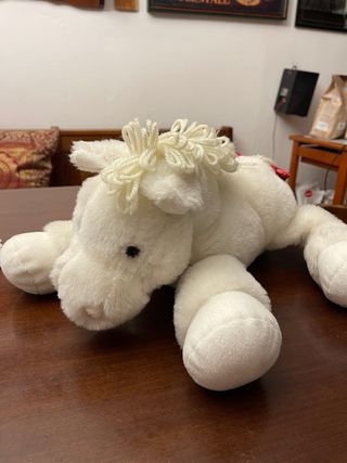 Cavallino morbido bianco