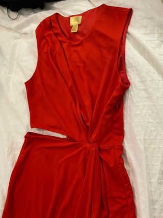 Vestido rojo largo
