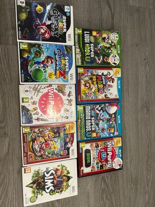 Nintendo Wii U Nera Completa + Giochi