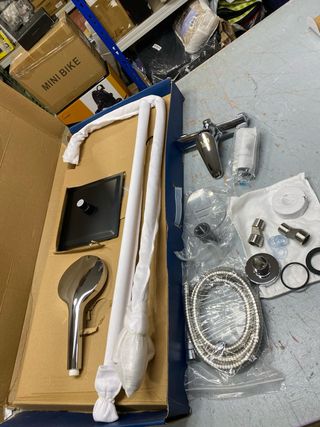 Griferia - Conjunto de Ducha Extensible con Grifo