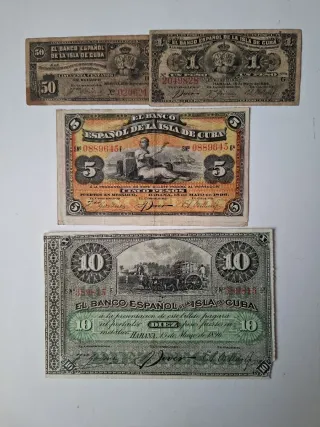 Cuba Colonial Española año 1896.