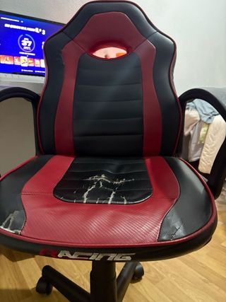 Silla Gaming Racing Negra y Roja