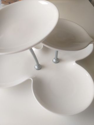 Villeroy & Boch Plato De Tres Alturas De Porcelana