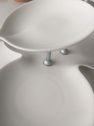 Villeroy & Boch Plato De Tres Alturas De Porcelana