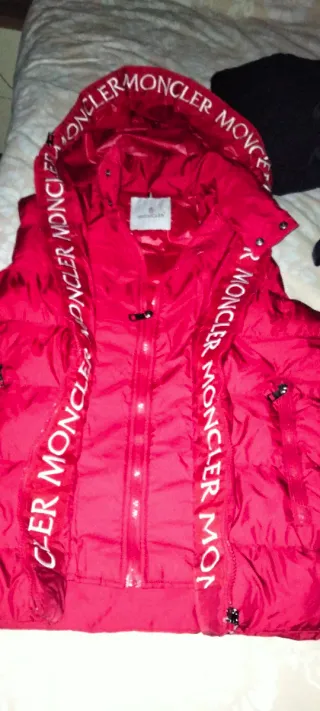 Gilet Moncler Rosso Taglia M