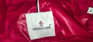 Gilet Moncler Rosso Taglia M