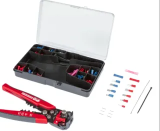 Crimpadora y terminales Parkside