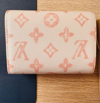 Louis Vuitton Cartera Victorine Rosa y Blanca