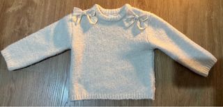Jersey de punto con lazos 1½ AÑOS (86 CM) Zara
