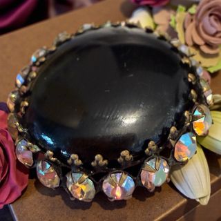 Spilla vintage anni '50 strass aurora boreale