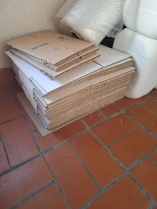 Lote Cajas de cartón nuevas varios tamaños