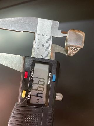 Anillo Sello Plata Antigua