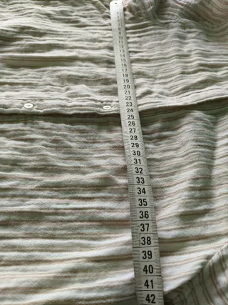 Blusa Mango a righe beige e rosa