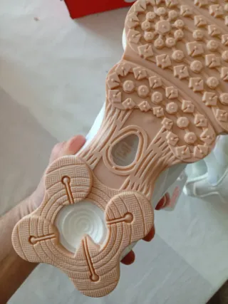 Zapatillas Nike Shox Mujer Blancas Rosas talla 39