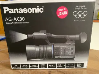 Cámara Vídeo Pro Panasonic AG-AC30 + tripode+micr