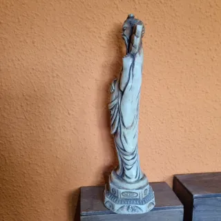 Pareja Figuras Orientales Vintage Sabios Chinos