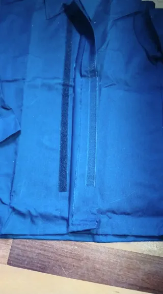 Camisa de trabajo azul