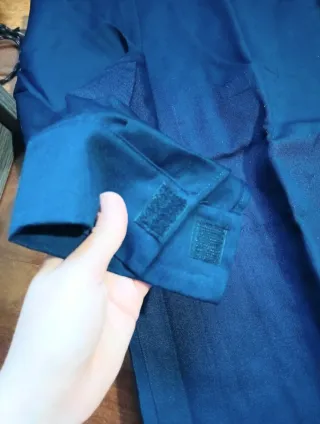 Camisa de trabajo azul