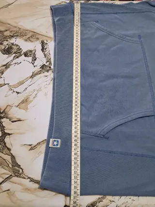Felpa Converse Oversize Vintage Blu L 100% cotone