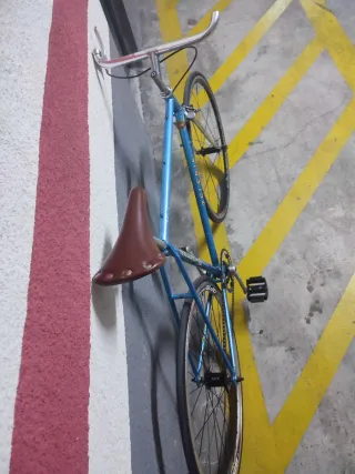 Bicicleta Fixie Contrapedal Azul