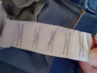 Jeans donna blu elettrico