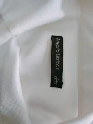 Camisa de vestir blanca caballero