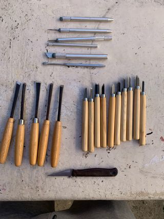 Lote 25+ Herramientas Talla Madera