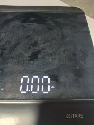 Báscula digital de cocina negra