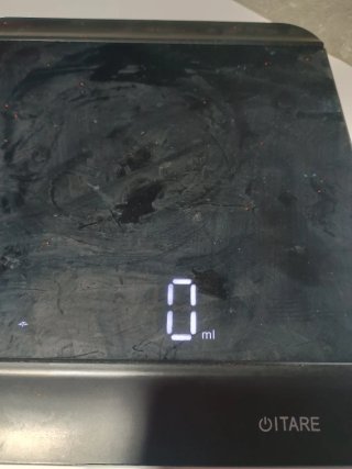 Báscula digital de cocina negra