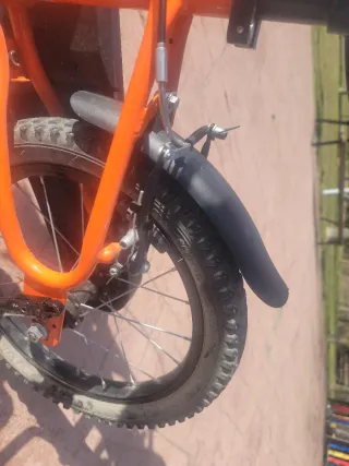 Bicicleta infantil Btwin naranja