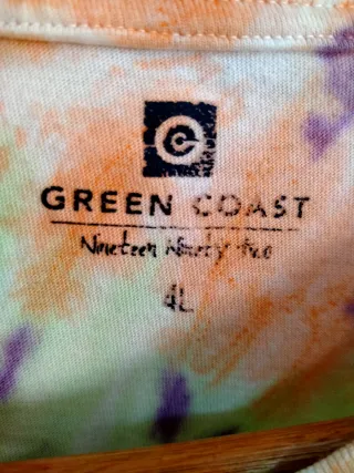 Camiseta Green Coast Tye-Dye Talla 4L