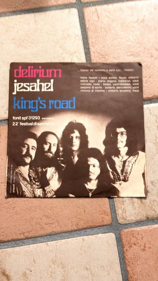 Delirium Jesahel King's Road Vinile 7