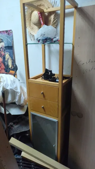 Mueble de baño madera y metal