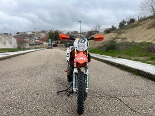 KTM EXC-F 350 Enduro Moto Naranja/Blanca