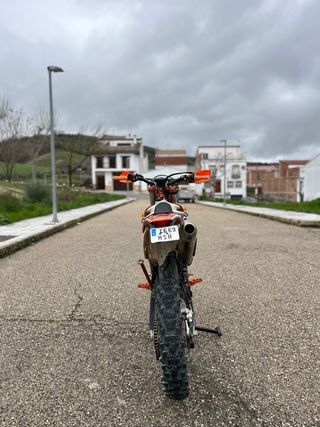 KTM EXC-F 350 Enduro Moto Naranja/Blanca