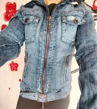 Cazadora vaquera azul