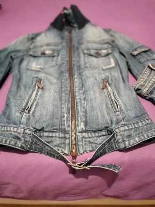 Cazadora vaquera azul