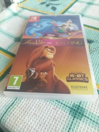Juego Nintendo Switch Disney Aladdin y El Rey León
