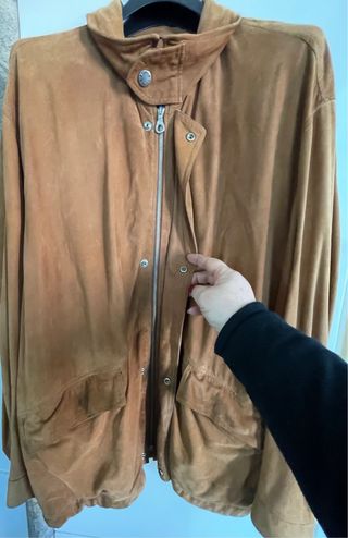 Giacca scamosciata uomo Tg 52